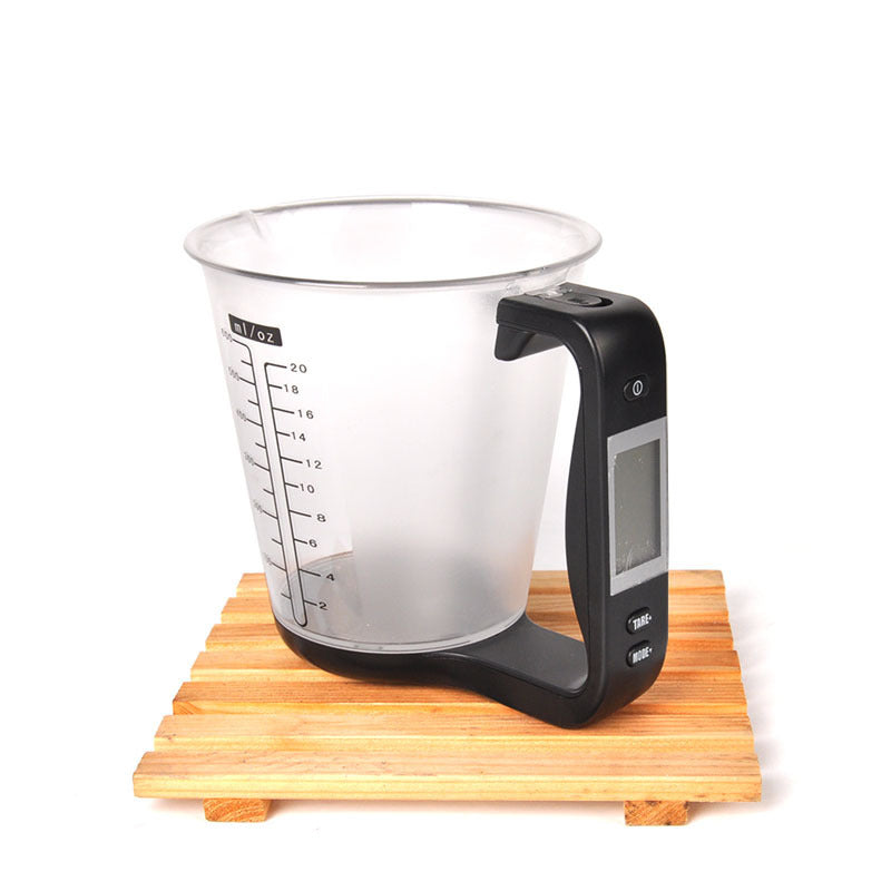 2-in-1 Electronic Measuring Cup & Kitchen Scale – Precise Weight & Volume Measurement with LCD Display