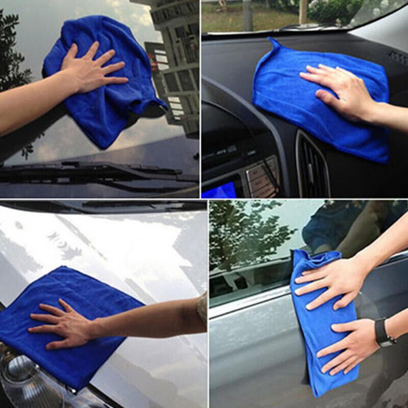 24-Pack Microfibre Cleaning Towels – Lint-Free, Reusable Cloths for Home & Car Detailing