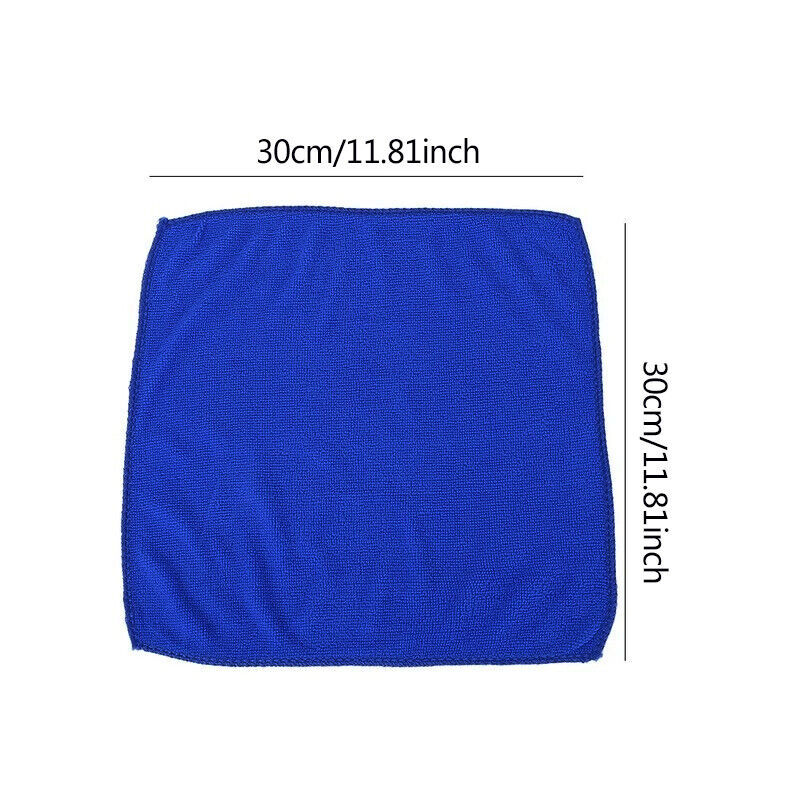 24-Pack Microfibre Cleaning Towels – Lint-Free, Reusable Cloths for Home & Car Detailing