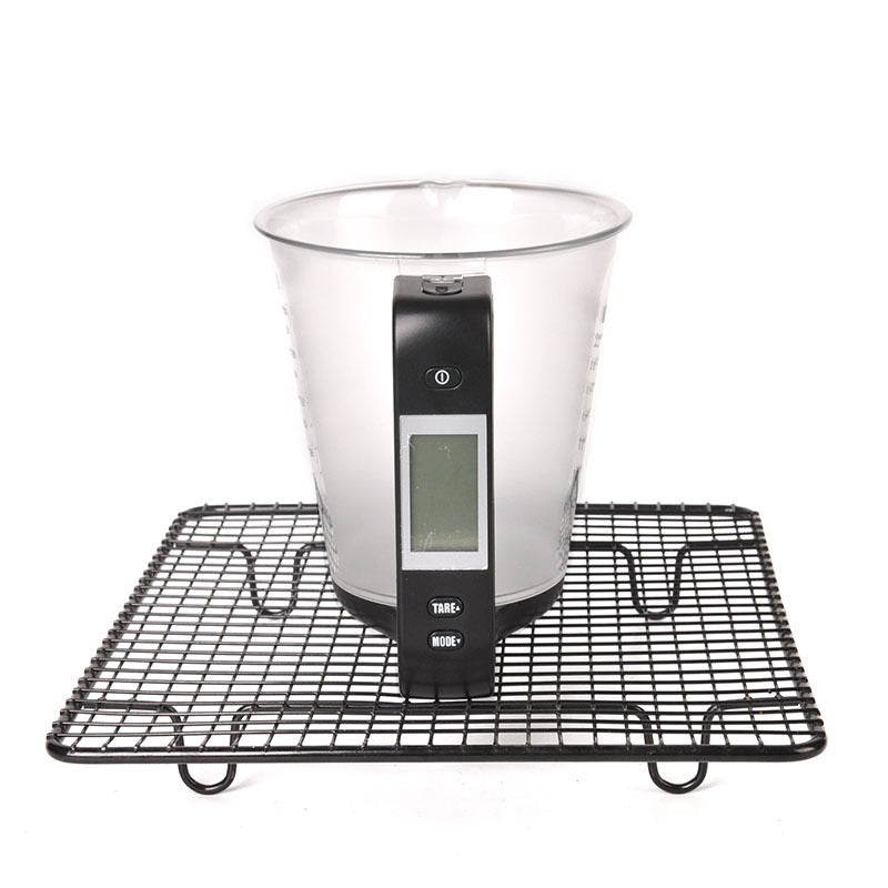 2-in-1 Electronic Measuring Cup & Kitchen Scale – Precise Weight & Volume Measurement with LCD Display
