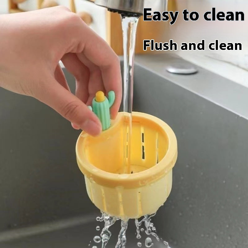 Cactus Sink Filter Basket – Innovative Kitchen Drain Strainer with Easy-Grip Handle