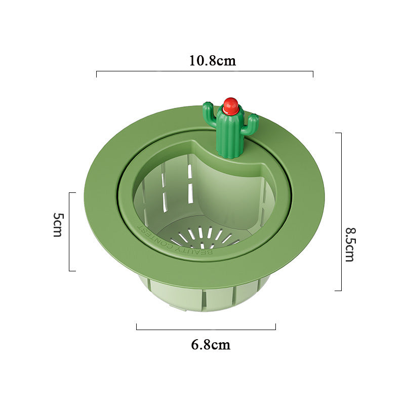 Cactus Sink Filter Basket – Innovative Kitchen Drain Strainer with Easy-Grip Handle