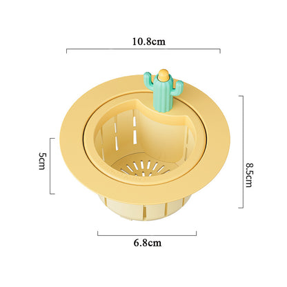 Cactus Sink Filter Basket – Innovative Kitchen Drain Strainer with Easy-Grip Handle