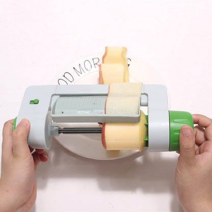 Kitchen Multifunctional Fruit & Vegetable Slicer – 9-in-1 Manual Cutter with Interchangeable Blades & Drain Basket