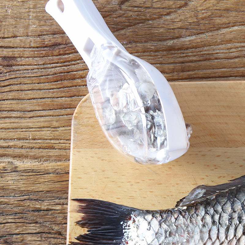 Fish Scale Remover Brush – Quick Disassembly Fish Skin Scraper with Ergonomic Handle