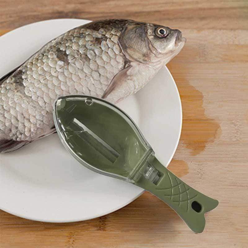 Fish Scale Remover Brush – Quick Disassembly Fish Skin Scraper with Ergonomic Handle