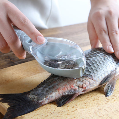 Fish Scale Remover Brush – Quick Disassembly Fish Skin Scraper with Ergonomic Handle