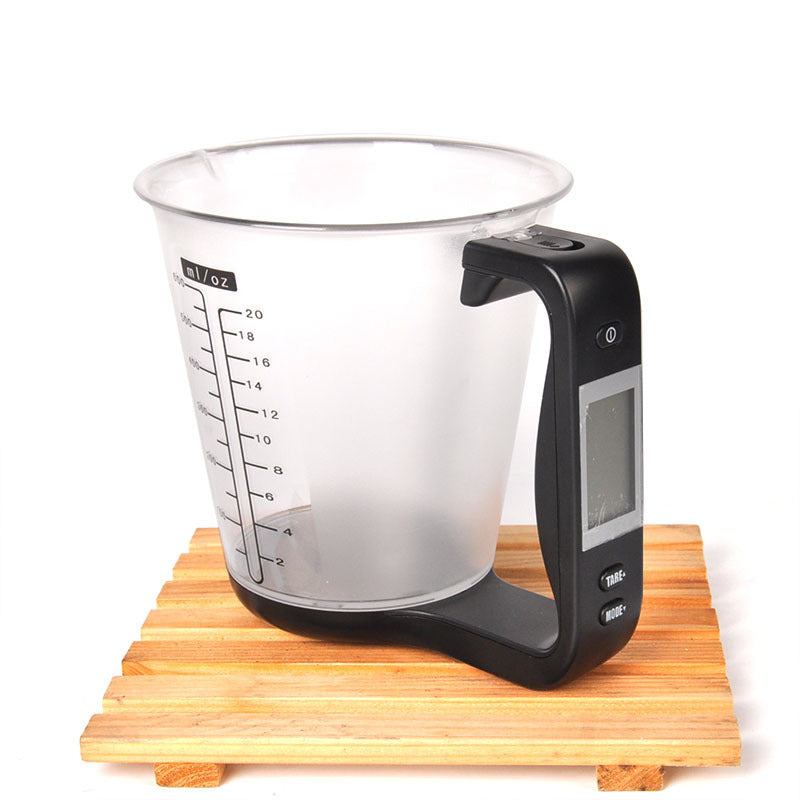 2-in-1 Electronic Measuring Cup & Kitchen Scale – Precise Weight & Volume Measurement with LCD Display