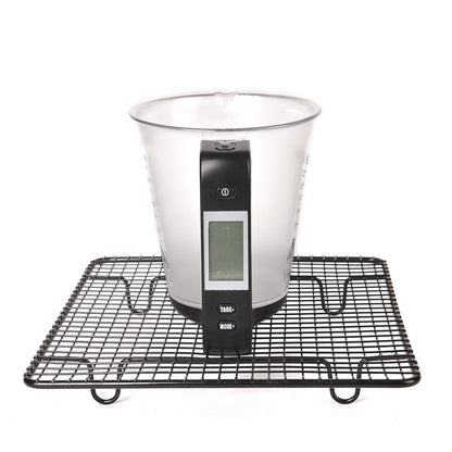 2-in-1 Electronic Measuring Cup & Kitchen Scale – Precise Weight & Volume Measurement with LCD Display