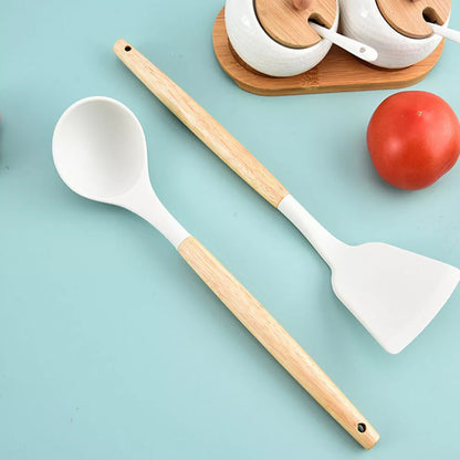 19-Piece Silicone Cooking Utensil Set – Heat-Resistant, BPA-Free Non-Stick Kitchen Tools
